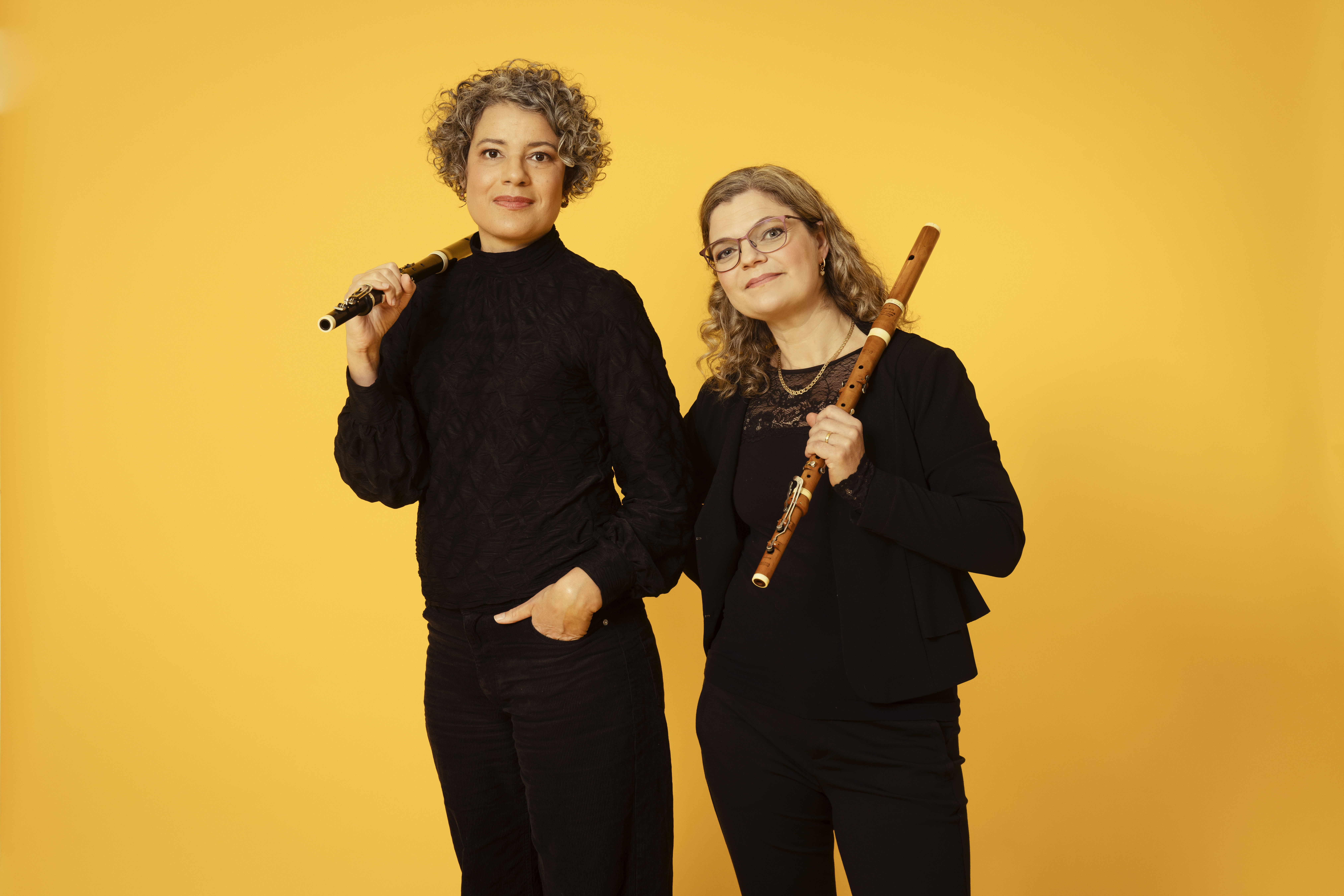 Fløjtenisterne Jennifer Dill og Winnie Bugge står bag Ensemble Geist, som holder en smuk sensommerkoncert i Thorvaldsen Samlingen på Nysø søndag den 23. august kl. 16.